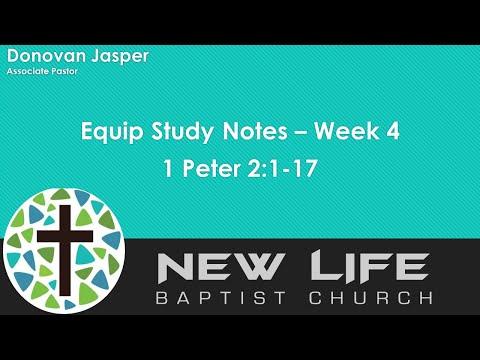 Equip Study 4: 1 Peter 2:1-17