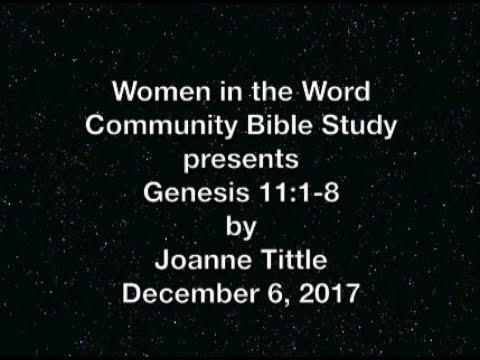 Genesis 11:1-8 Bible Study