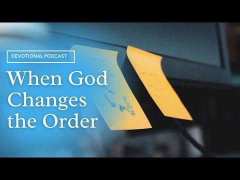 Your Daily Devotional | When God Changes the Order | Acts 10:44-45