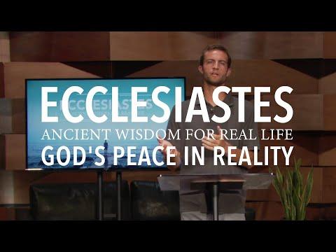 Sunday Service 07.26.20 | God's Peace In Reality | Ecclesiastes 7:1-29