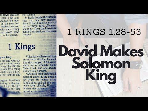1 KINGS 1:28-53 DAVID MAKES SOLOMON KING (S22 E2)