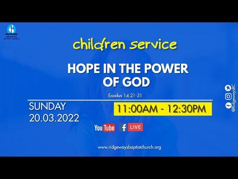 Hope in the Power of God | Exodus 14:21-31 | 20.03.2022