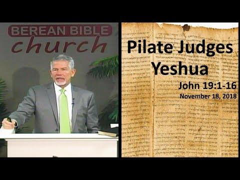Pilate Judges Yeshua (John 19:1-16)