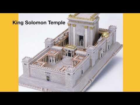 2 Chronicles 7:1-9 King Solomon's Pray of Thanks at the Temple.