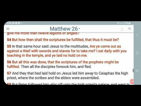 KJV-Daily Bible: a.m. Matthew 26:50-75