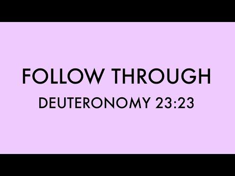 Deuteronomy 23:23