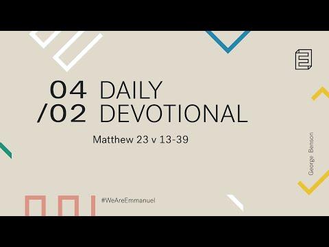 Daily Devotion with George Benson // Matthew 23:13-39