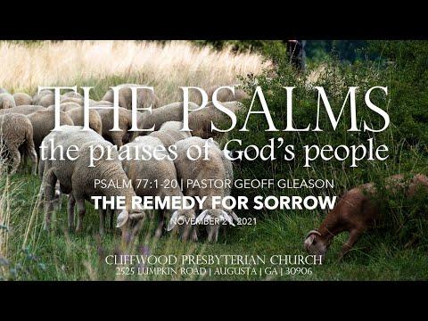 Psalm 77:1-20  "The Remedy for Sorrow"