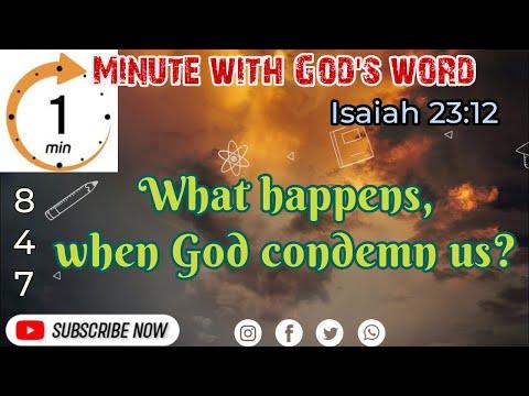 what happens when God condemn us?(Subtitles: English)@L.Kumzuk Walling|Isaiah 23:12#847