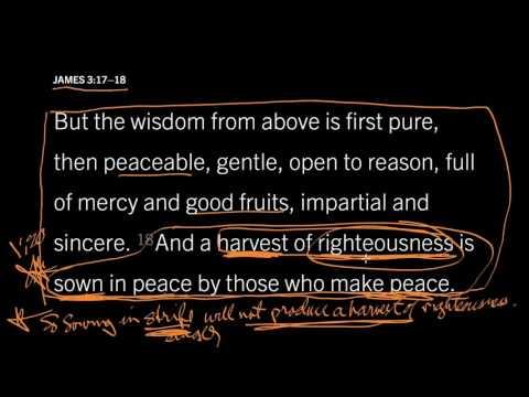 What Does It Mean to Meditate? James 3:18