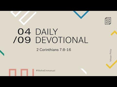 Daily Devotional with Yohaan Philip // 2 Corinthians 7:8-16