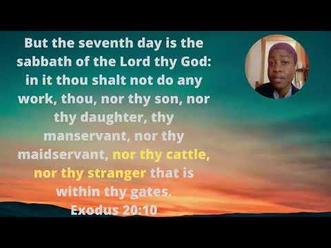 Sabbath Bible Memory Challenge-Exodus 20:8-11 (Part 2 of 3)