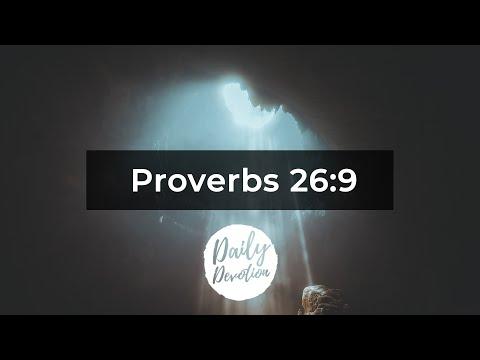 Daily Devotion || 17.08.2020 || Proverbs 26:9 || Rev. Dawson Selvarajan