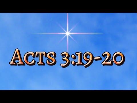 Acts 3:19-20-Repent, turn to God | Food for the Soul | Daily Bible Verse