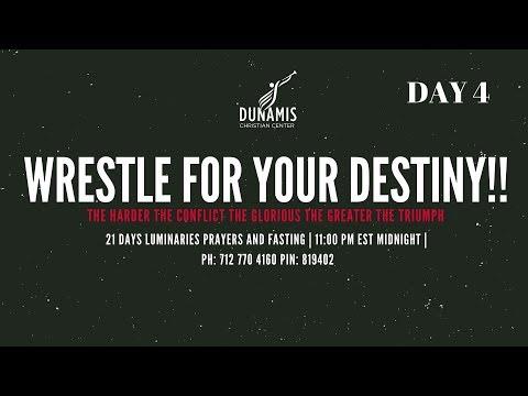 DAY 4: Wrestle For Your Destiny | Luminaries Prayers| Prophetic Alignment Gen. 32:24-29, Isaiah 44: