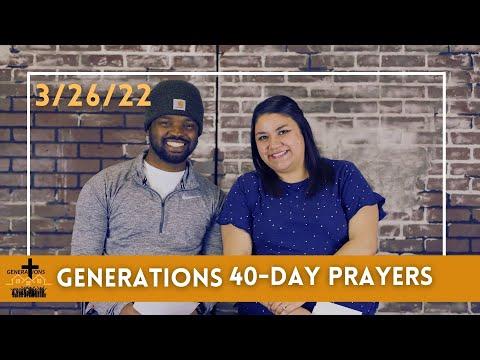 Generations Daily Prayer - Mark 9:36-37