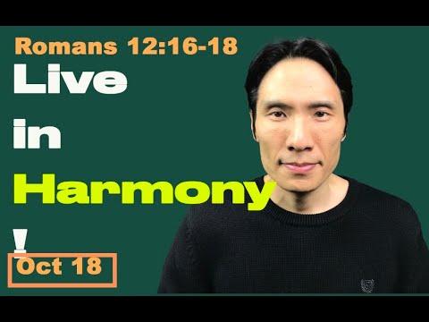 Day 291 [Romans 12:16-18] Live in harmony? 365 Spiritual Empowerment