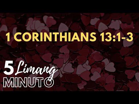 LIMANG MINUTO: Pag-ibig (1 Corinthians 13:1-3)