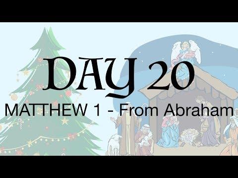 Advent Day 20 - Matthew 1:1-17 - From Abraham