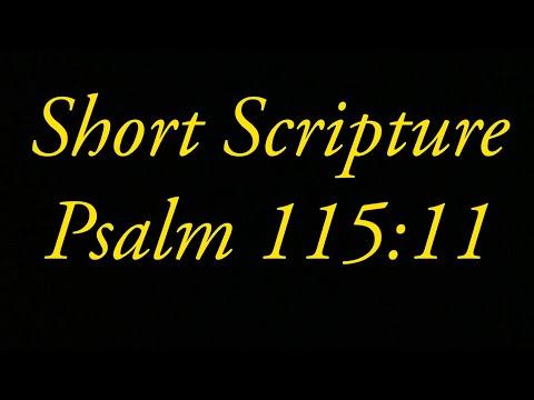 Scripture Breakdown Psalm 115:11