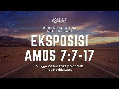 REC Kutisari - Eksposisi Amos 7:7-17 - Pdt. Novida Lassa