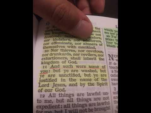 A video on 1 Corinthians 6:9-10