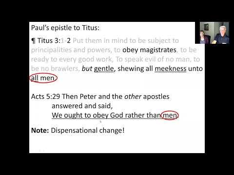July 17, 2022 - Titus 3:1-15 - Rightly Dividing