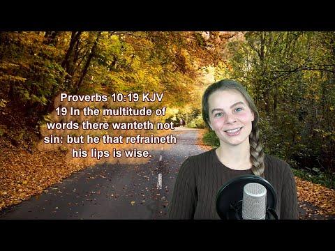 Proverbs 10:19 KJV - The Mouth - Scripture Songs