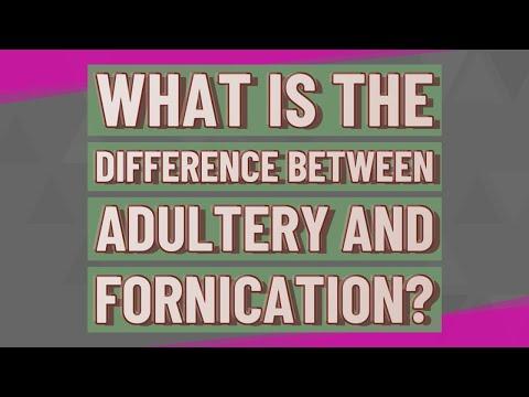 The difference between fornication and adultery (Matthew 19:9)