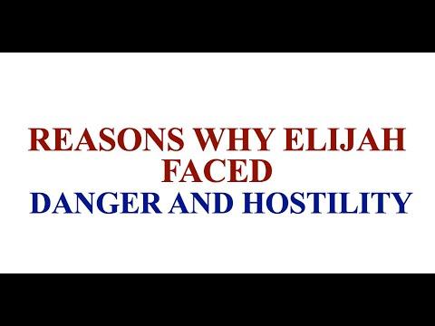 reasons why Elijah faced danger and hostility |1 Kings 18: 1- 46 | 1 Kings 19: 1- 21 | 1 Kings 21: