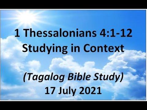 1 Thessalonians 4:1-12 - Tagalog Bible Study