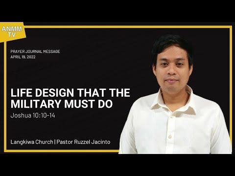Life Design that the Military Must do (Joshua 10:10-14)