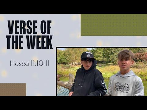 Verse Of The Week, Hosea 11:10-11 (ft. Max)