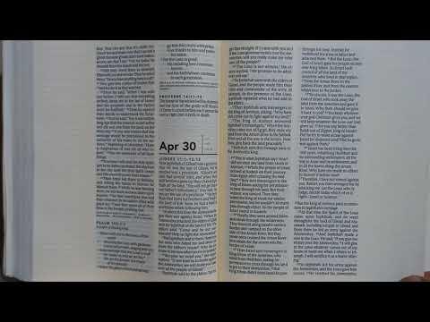 April 30 I The One Year Bible I New Living Translation (NLT) I Daily Bible Reading