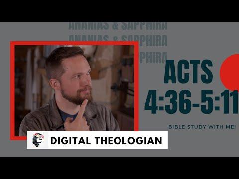 How to Make God Angry | Ananias and Sapphira | Acts 4:36 - Acts 5:11 Bible Study with Me