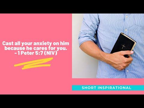 1 Peter 5:7 (NIV) // Short Inspirationals