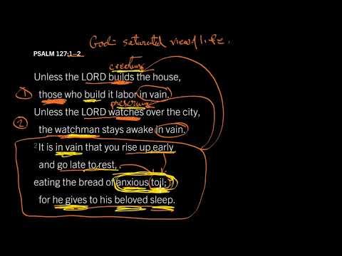 God Gives Sleep to His Beloved: Psalm 127:1–2