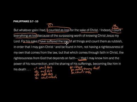 The Mark of a True Christian: Philippians 3:7–10