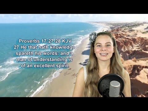 Proverbs 17:27-28 KJV - The Mouth - Scripture Songs