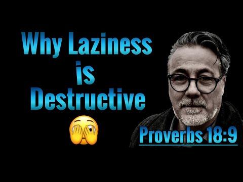 Proverbs 18:9 / Laziness and Destruction