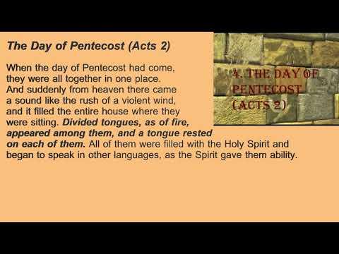 4. The Day of Pentecost (Acts 2:1-13)