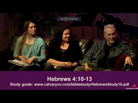 Mid-week Study, Hebrews 4:10-13