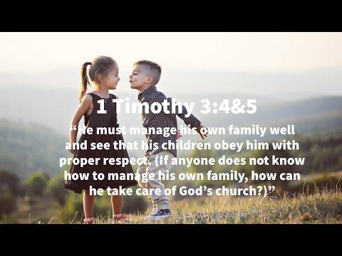 Men Bible Study - 1 Timothy 3: 4-5