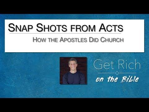 How the Apostles "Did" Church (Acts 2:42-47)