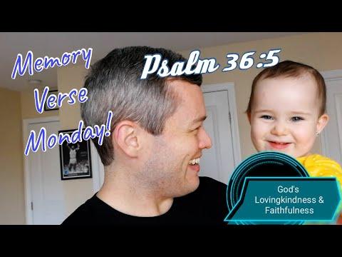 Psalm 36:5 | Memory Verse Monday with Gloria!