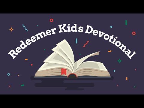 Redeemer Kids Devotional  - Job 38:7