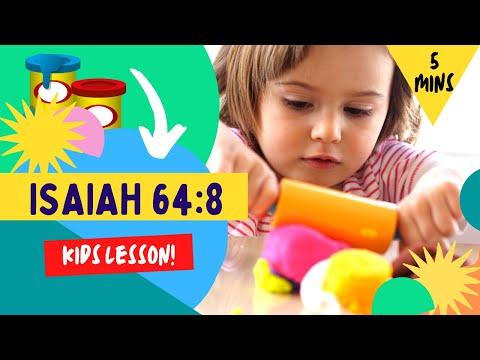 Kids Bible Devotional - We Are the Clay, God is the Potter | Isaiah 64:8