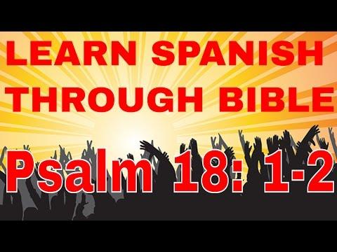 Psalm 18: 1-2  http://learnspanishthroughbible.blogspot.com