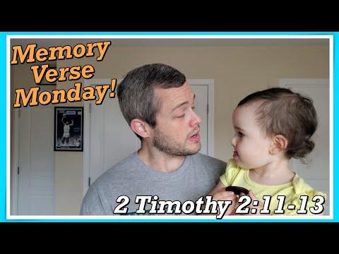 2 Timothy 2:11-13 | Memory Verse Monday with Gloria!