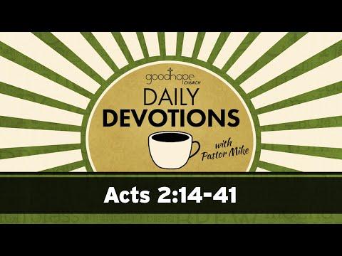Acts 2:14-41 // Daily Devotions with Pastor Mike